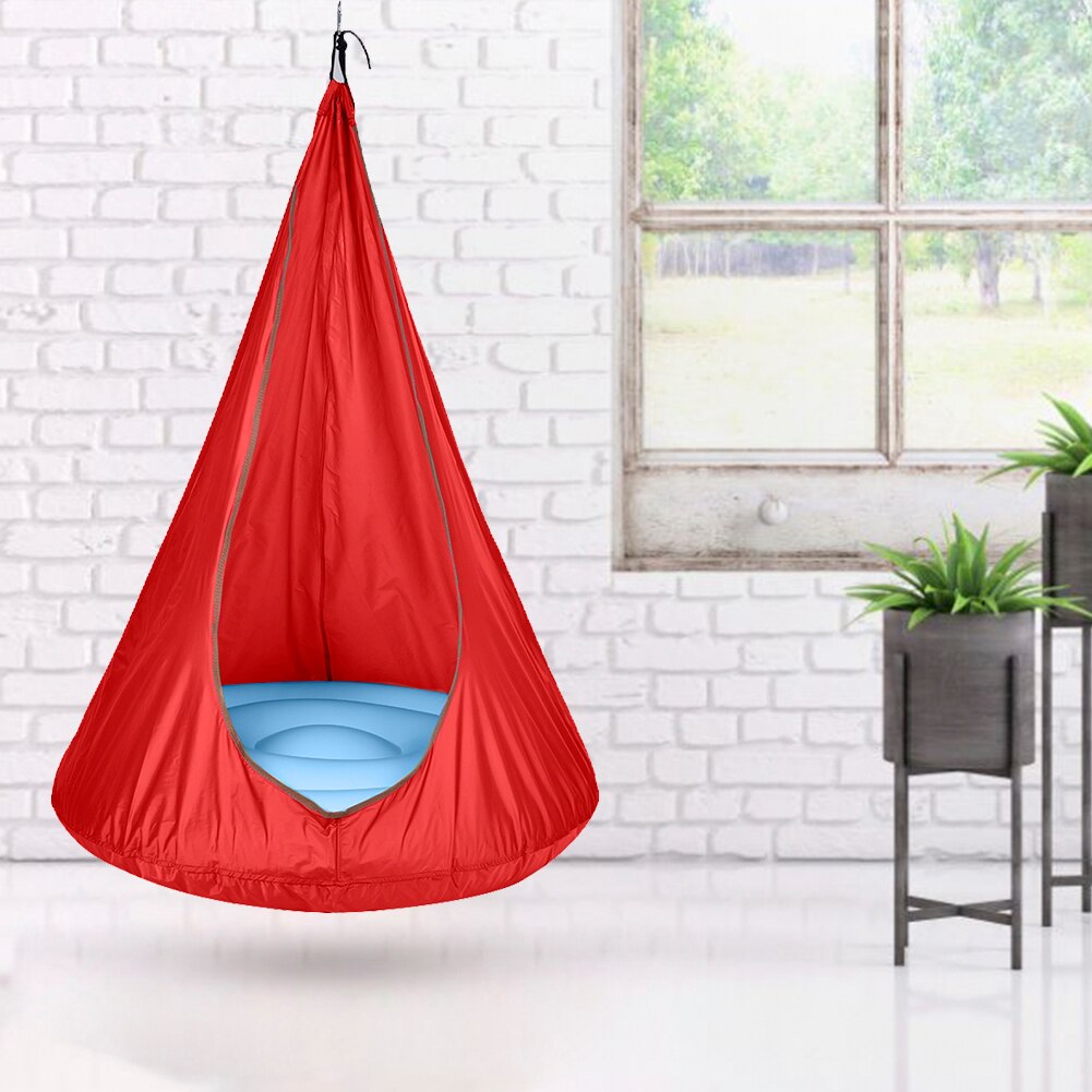 Newportable Swing Thuis Kind Hangmat Stoel Kids Swing Pods Enkele Persoon Outdoor Indoor Alle Seizoen Opknoping Seat