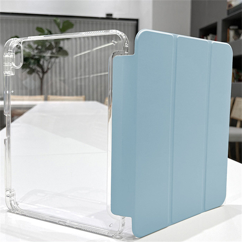 For Ipad 11th Generation With Pencil Holder Case For ipad 11 generation A16 A3355 A3356 Tablet Cases: Blue