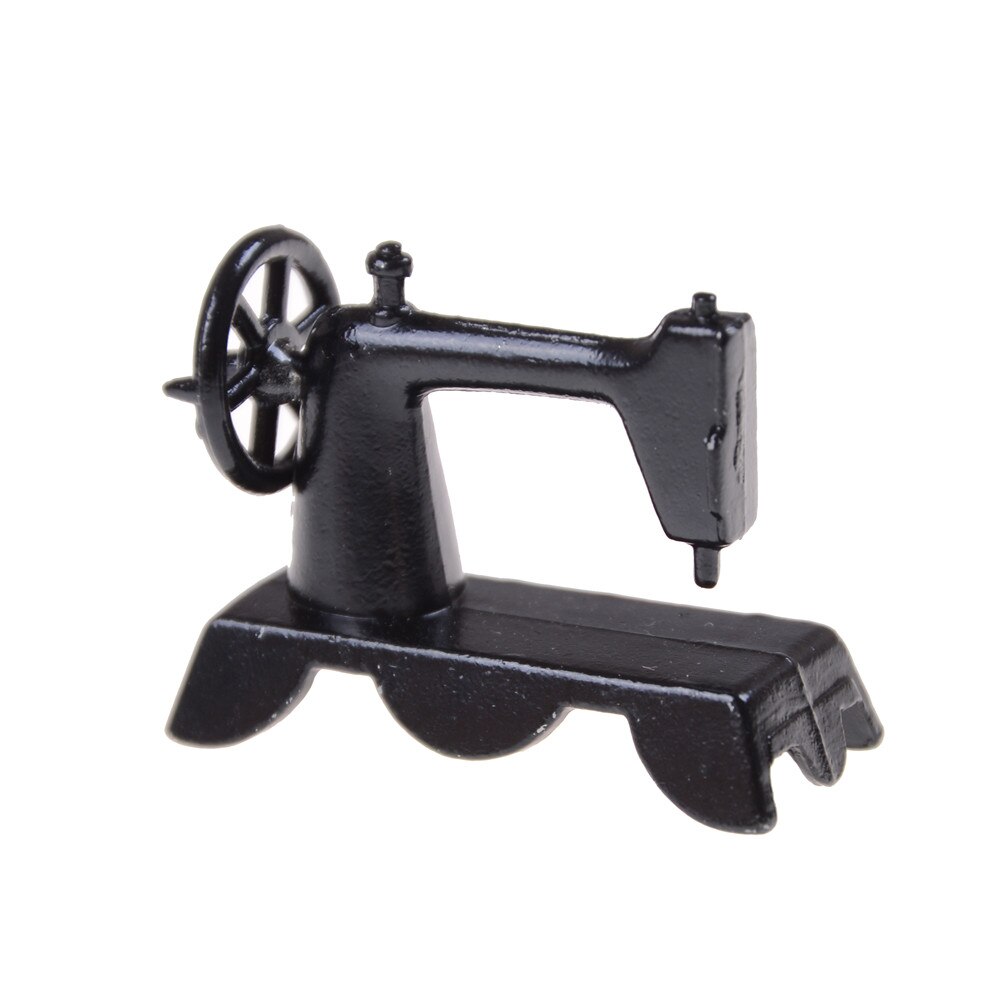1:12 Mini Sewing Machine Simulation Home Furniture Dollhouse Miniature Accessories for Girl Doll House Decoration