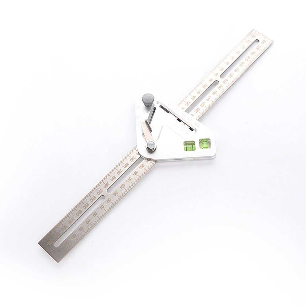 Multifun DIY Precise Stainless Steel Measuring Tools Aluminium Combination Mobile Square Workshop Hardware Angle Spirit Level