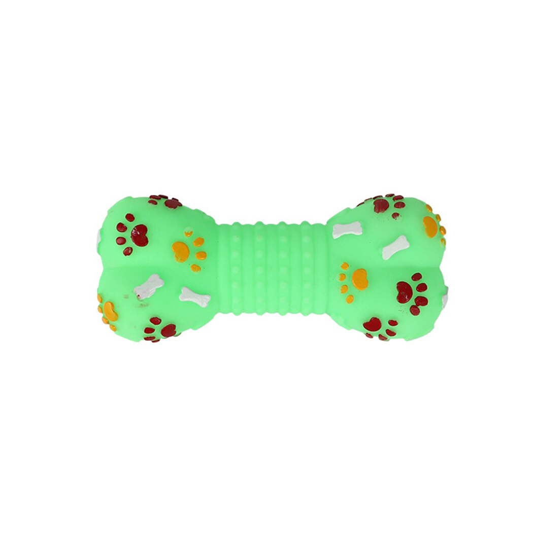 Jouet en plastique os pour chien, jouet à mâcher, porte-friandises, nettoyage des dents, jouets à couineur, entraînement interactif, fournitures pour animaux de compagnie