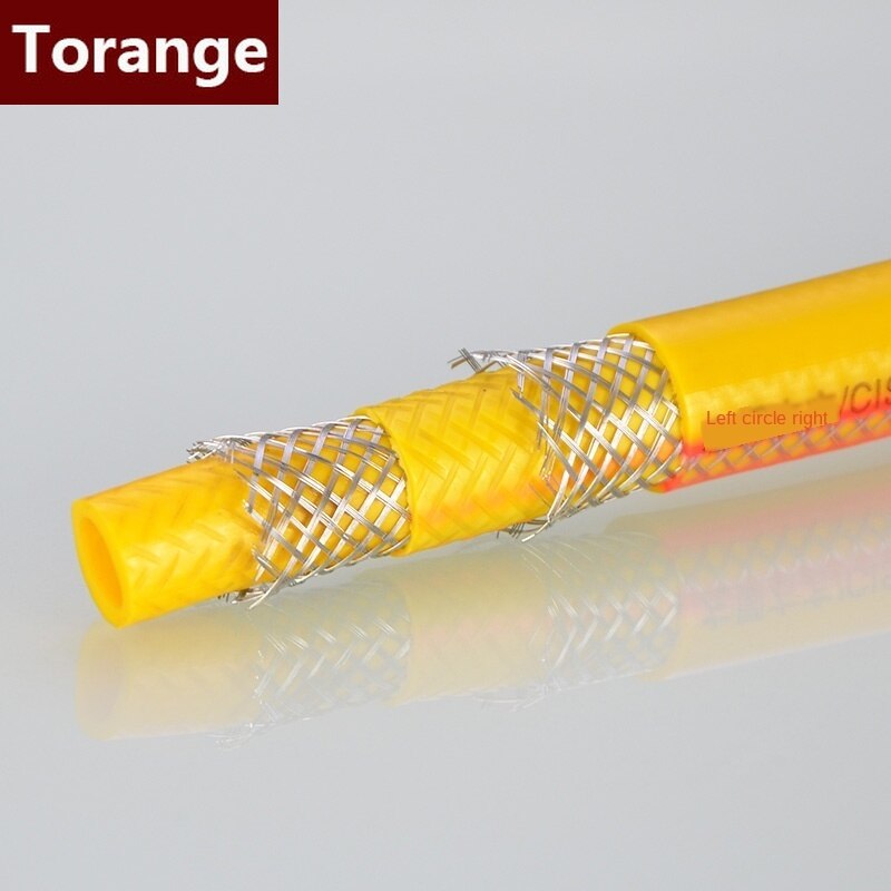 Explosion-proof steel wire gas pipe natural gas liquefied gas gas pipe household water heater stove rubber hose