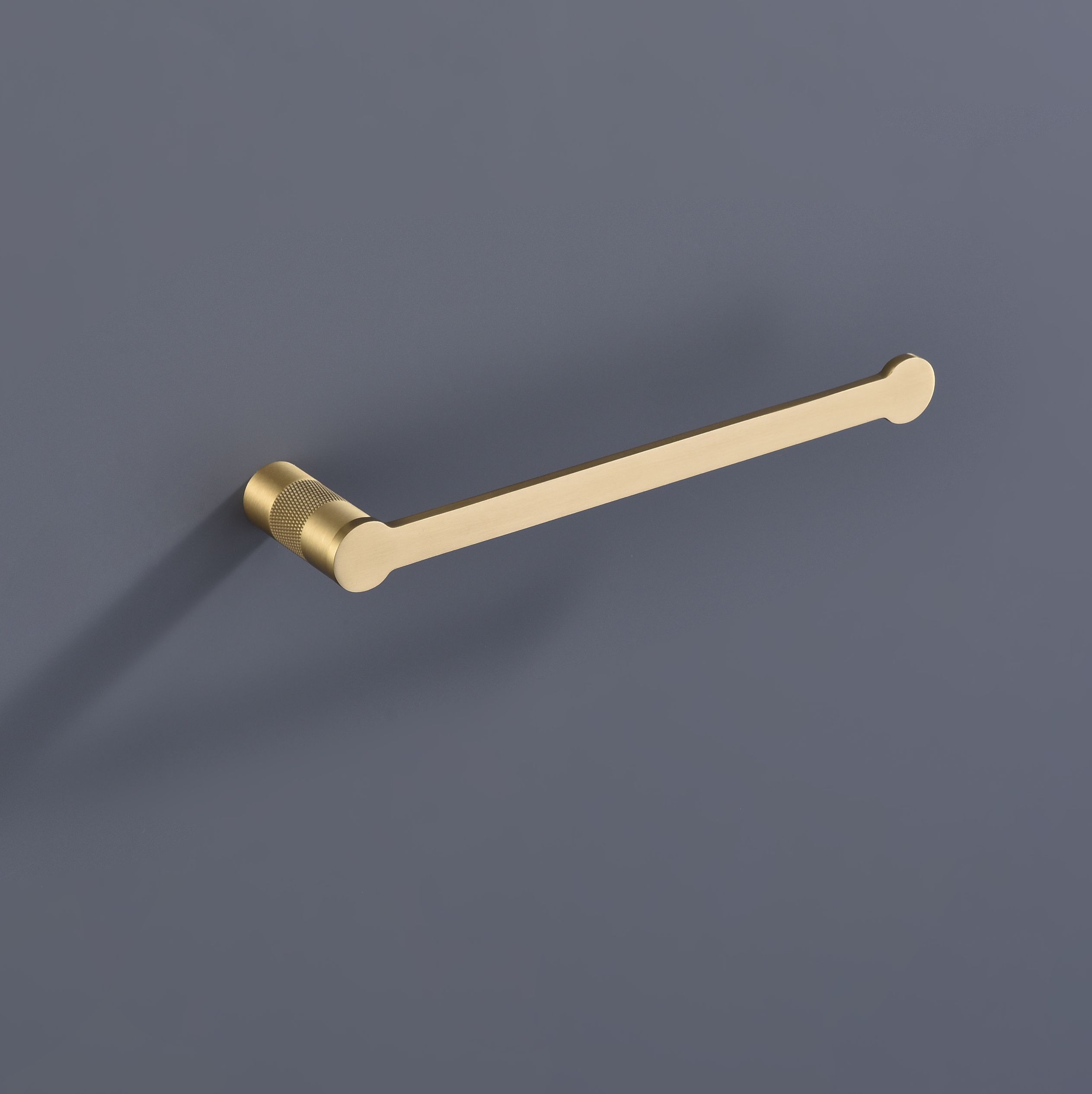 Brushed Gold Brass Coat Hook Paper Towel Holder Towel Hook Towel Ring Bath Towel Rod Kitchen Bathroom Accessories: Light Grey