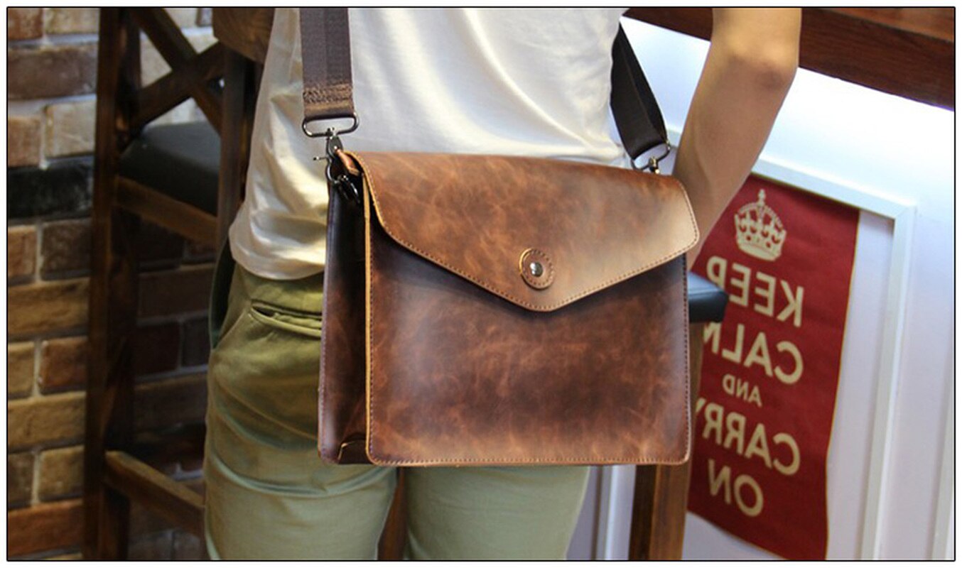 Leather Handmade Craft men`s shoulder bag Sewing Pattern Acrylic Stencil Template Sewing accessories with holes 30x16.5x10cm