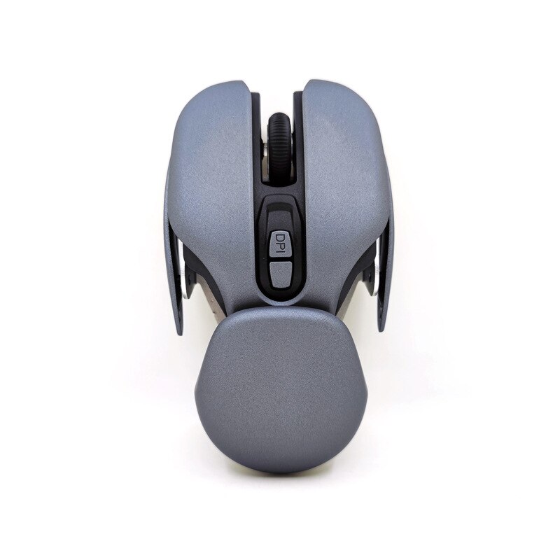 Ergonomische Draadloze Gaming Muis 4 Button 1600 Dpi Usb Computer Muis Gamer Muizen Rivierkreeft Vorm Mute Muis Voor Laptop Pc gamer: Paars