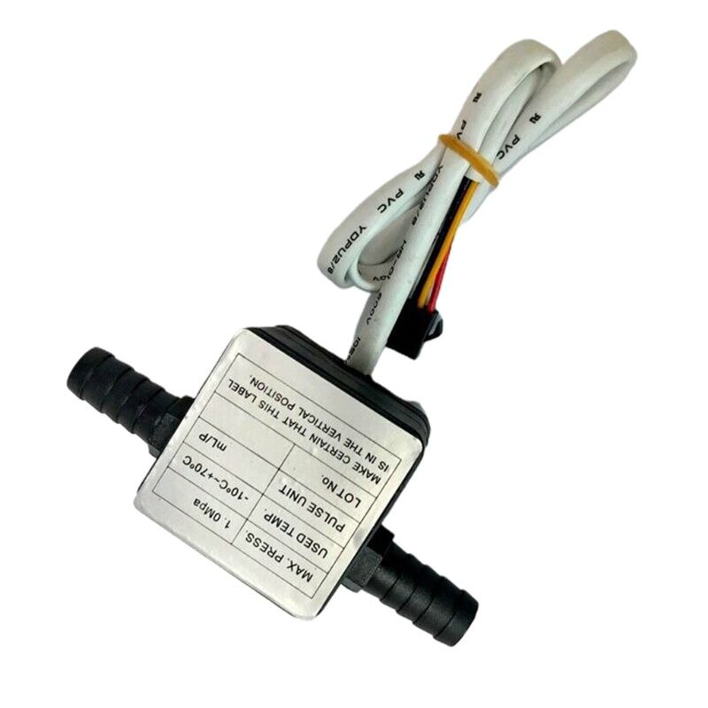 3" Flow Meter Round Cover Indicator Sensor Counter Hall Flowmeter Lubricating