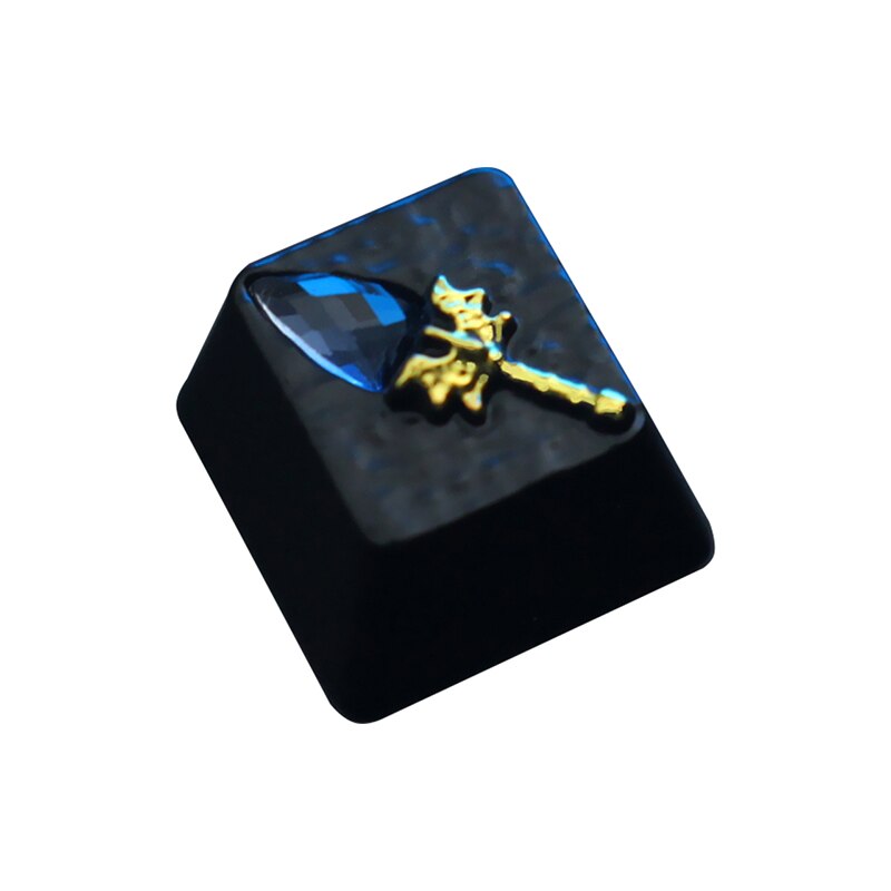 Keycap 1 pcs Dota2 Zinc-aluminum key cap mechanical keyboard keycaps for personalization,R4 Keycap height: Aghanim Scepter