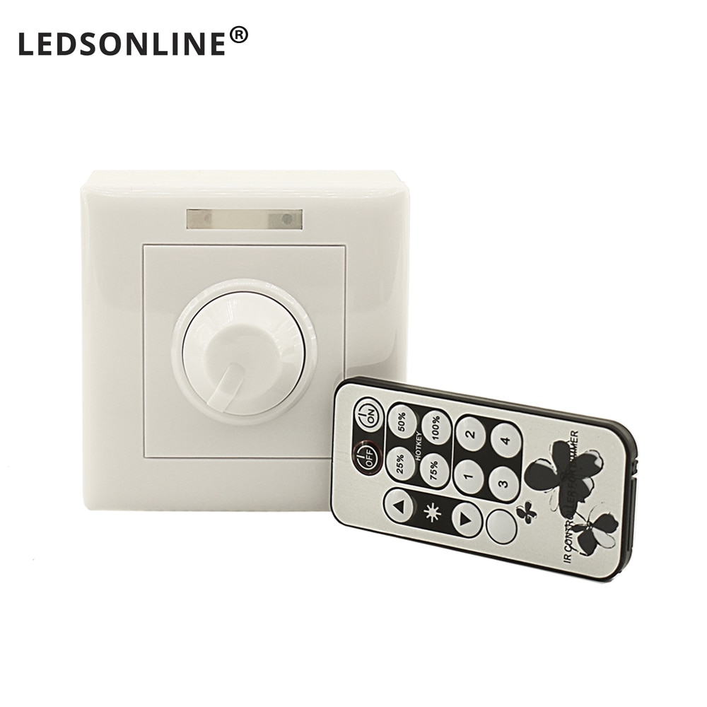 IR Fernbedienung Dimmer Regler für Stelle LED-leuchten Schalter Dimmbare Einstellbare Helligkeit Downlight scheinwerfer Birne Lampen Modul