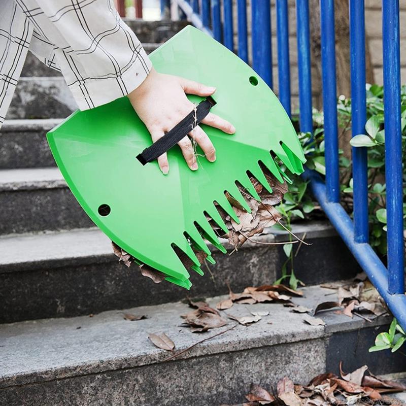 Leaf Scoops Hand Rakes Large Durable Ergonomic Leaf Scoops for Picking up Leaves Fast Easy Leaf and Lawn Grass Removal