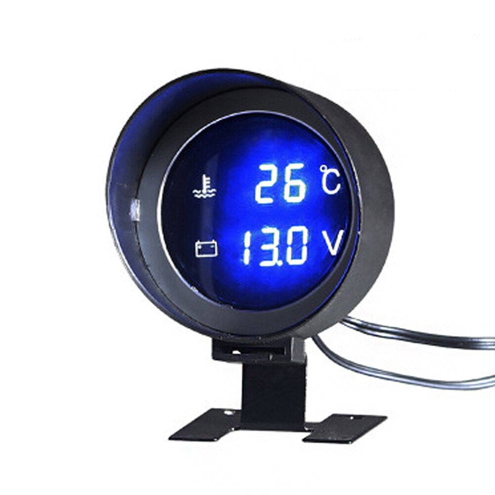 12/24V Auto Led Digitale Voltmeter Water Temperatuurmeter Meter &amp; 10/12/14/16/17/21Mm Sensor Universele Voertuigen Digitale Gauge