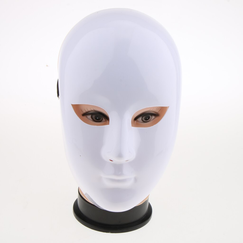 man women cool full face mask cute novelty face full cover mask scary role play game tool: 2