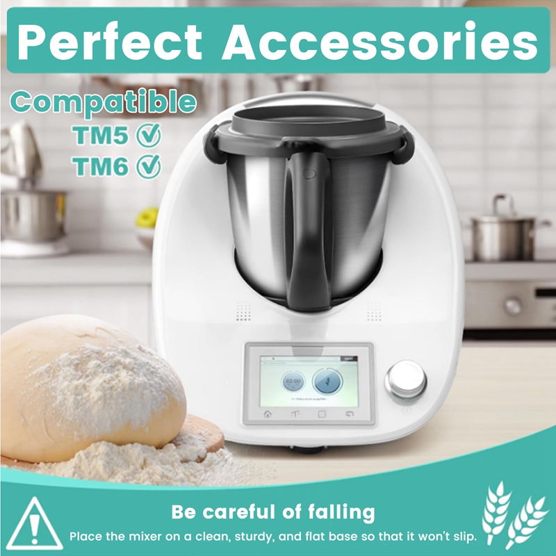 Deegmes voor Thermomix, vervangingsaccessoires voor mengmes Geschikt voor Thermomix TM6, TM5, TMF, deegmengmes