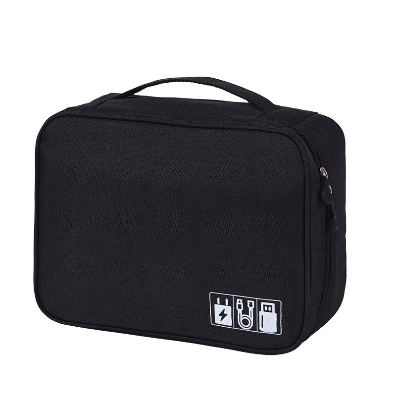 Organizer tas usb waterdichte reis opbergtas elektronische digitale kabel oortelefoon gadget reis opbergtas datakabel organizer: Hemelsblauw