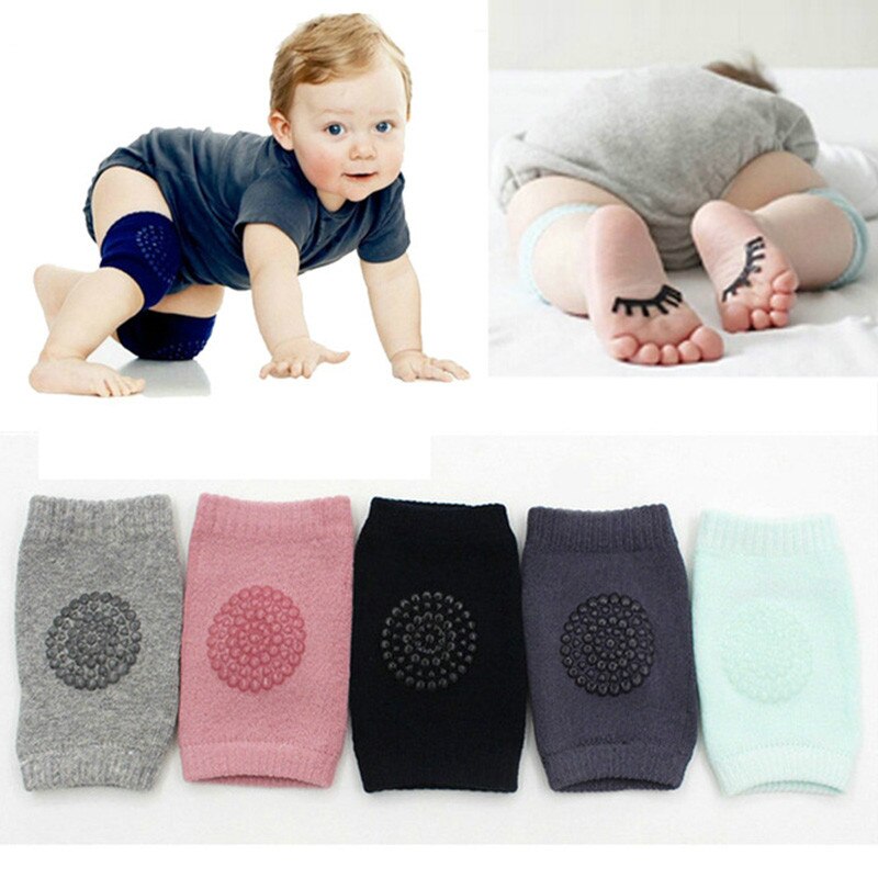 1 Paar Baby Kids Veiligheid Kruipen Elleboog Kussen Zuigelingen Peuters Knie Veiligheid Pads Protector Knie Sokken Baby Meisje Beenwarmers