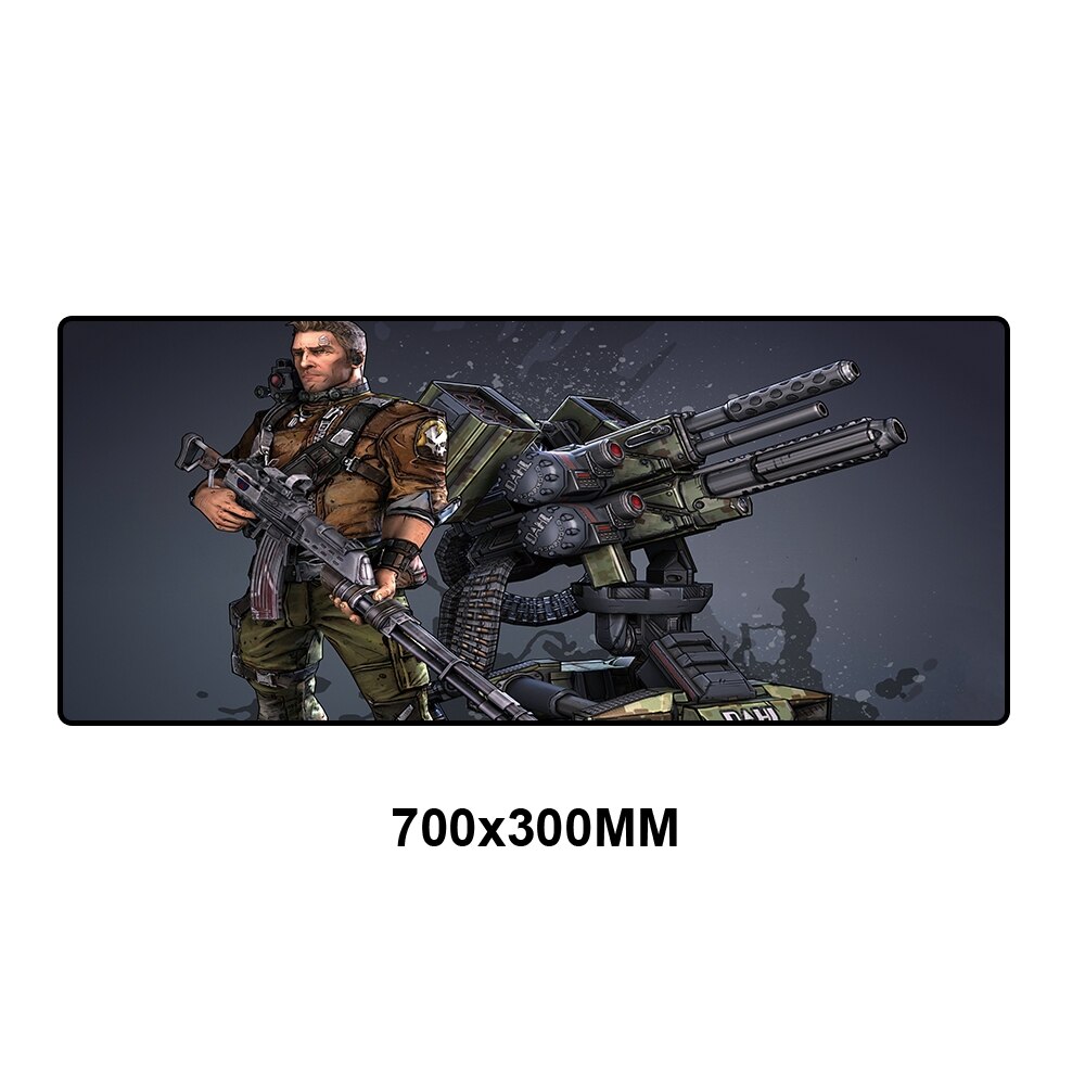 Borderlands Mouse Pad Grote Gaming Mousepad Computer Spelen Pad Game Desktop Pc Muismat Groot Bureau Mat Kantoor Xl Gaming padmouse: WZZD-008