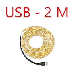 3M 2M 1M LED Clever Treppen Licht Unter Bett Licht PIR Sensor Detektor Kontrolle Intelligente Zauberstab Lampe schrank Schrank Küche Licht: 2M - USB / warm Weiß