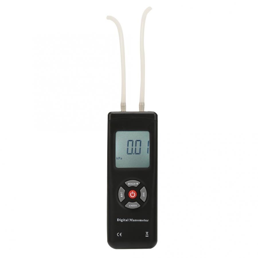 TL100 Digital Differential Pressure Gauge Handheld Differential Pressure Gauge Handheld Air Vacuum