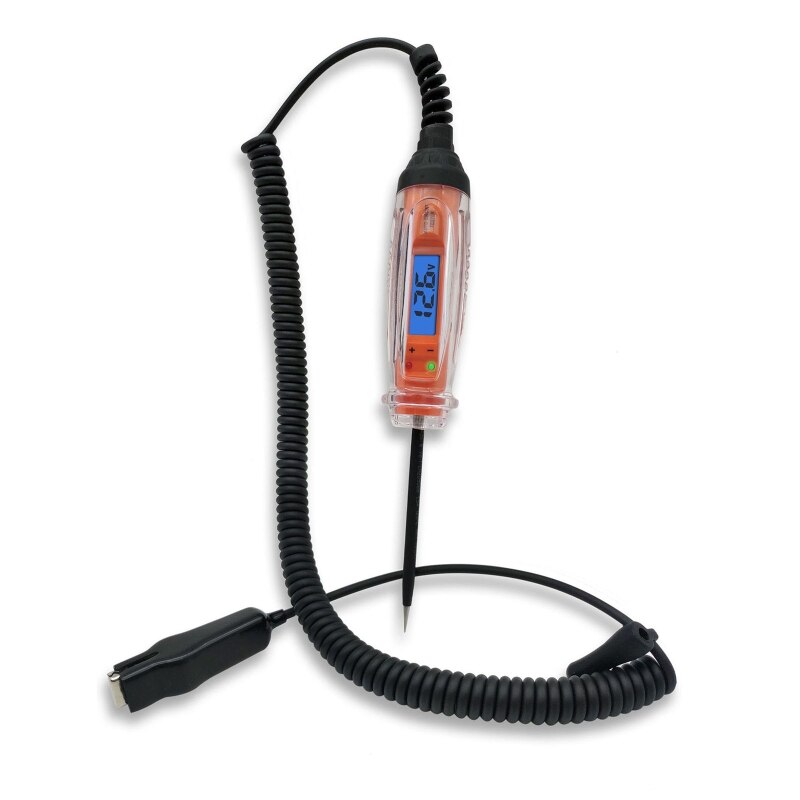 Portable Automotive Test Light Digital LCD Circuit Tester Light Tester with Voltmeter Car Vehicle Circuits Meter