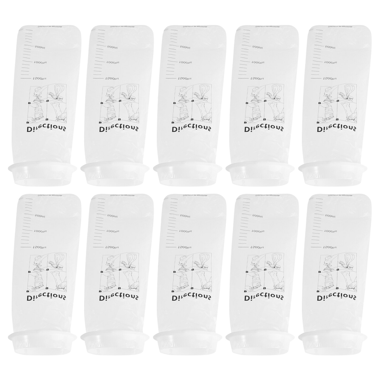 15pcs 1500ML Disposable Sick Vomit Bag Puke Bag Travel or Emergency Sick Air Sickness Emesis Bag