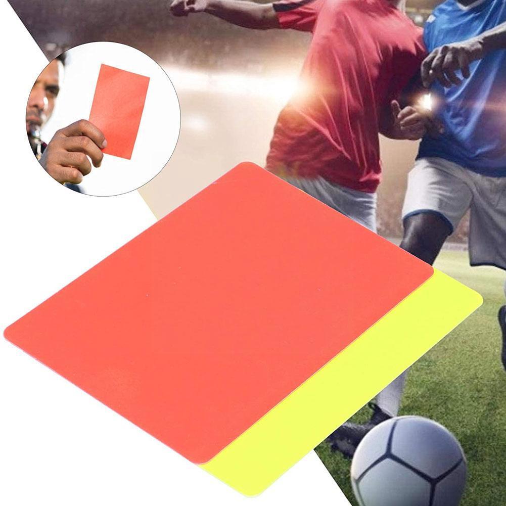 Permanent professional football football referee red yellow cards football game training referee pvc equipment for football game accesso  y9 n 8