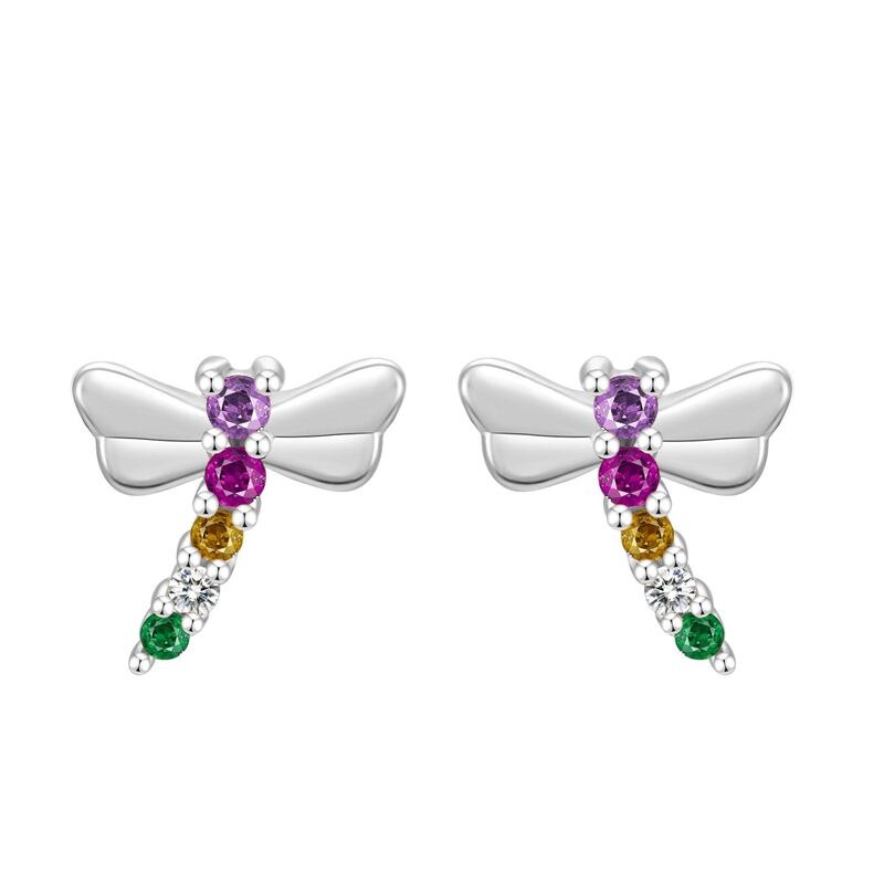 Roxi 925 Sterling Zilver Dames Oorbellen Kleurrijke Zirkoon Huggie Ear Piercing Hanger Hoop Oorbellen Sieraden Pendientes Plata 925