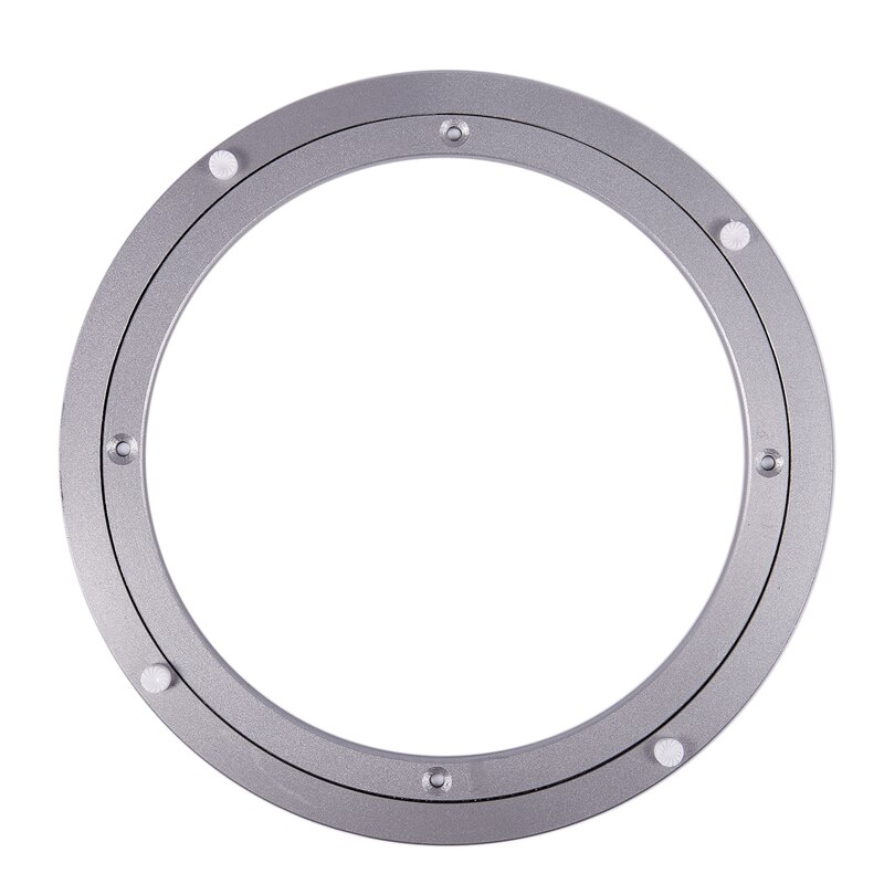 Aluminium Draaitafel Lager Kwartelplaat 16 Inch Zilver