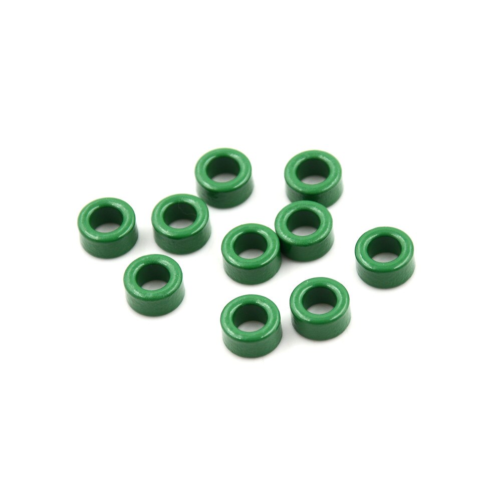 10 stks Spoel Coils Groene Toroid Ferrietkernen 10mm x 6mm x 5mm