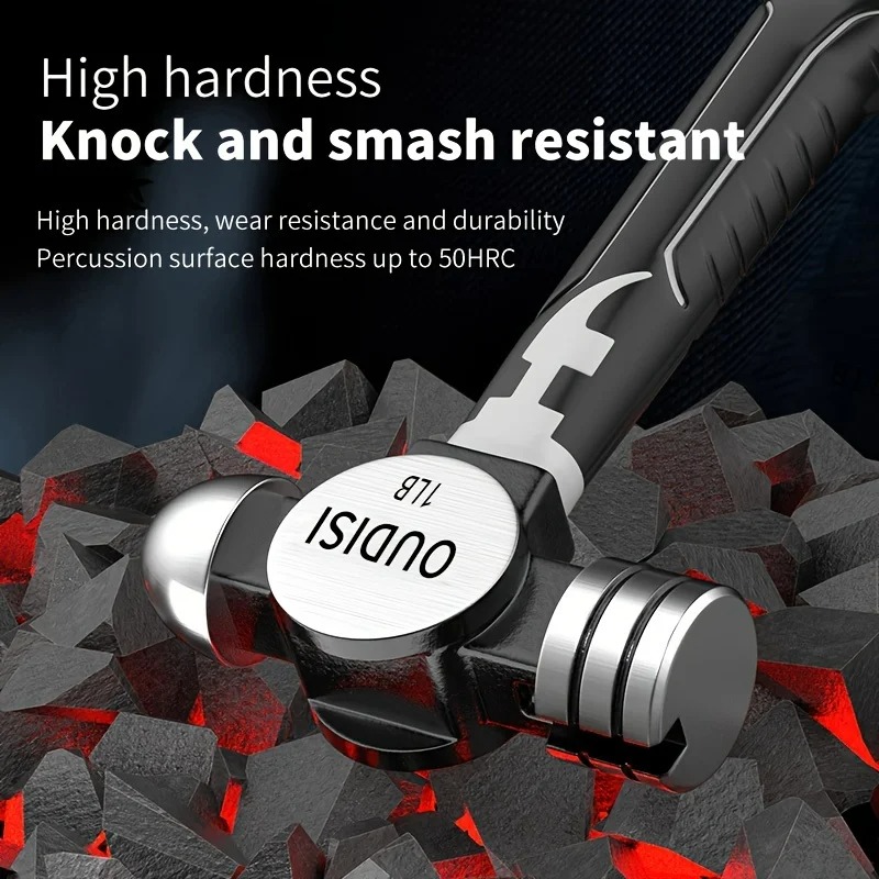 Mini Stubby Claw Hammer, Multi-functional Household-Hammer, Installation Hammer Mini Hand-Hammer, Carpenter-Hammer, Claw Hammer