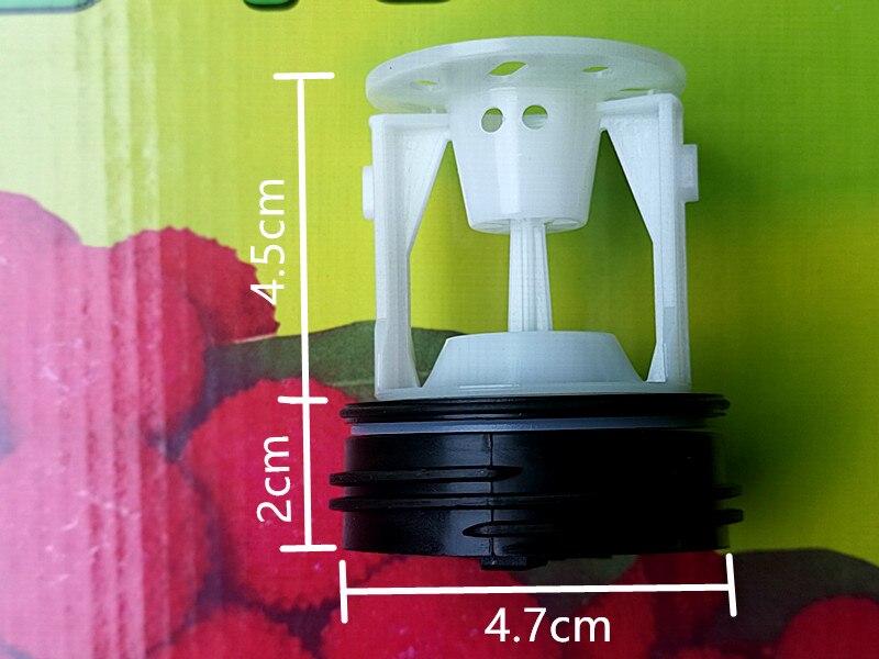 Toepassing op de Midea drum wasmachine MG60-1203E (S) afvoer pomp filter filter afvoer cover: Type B