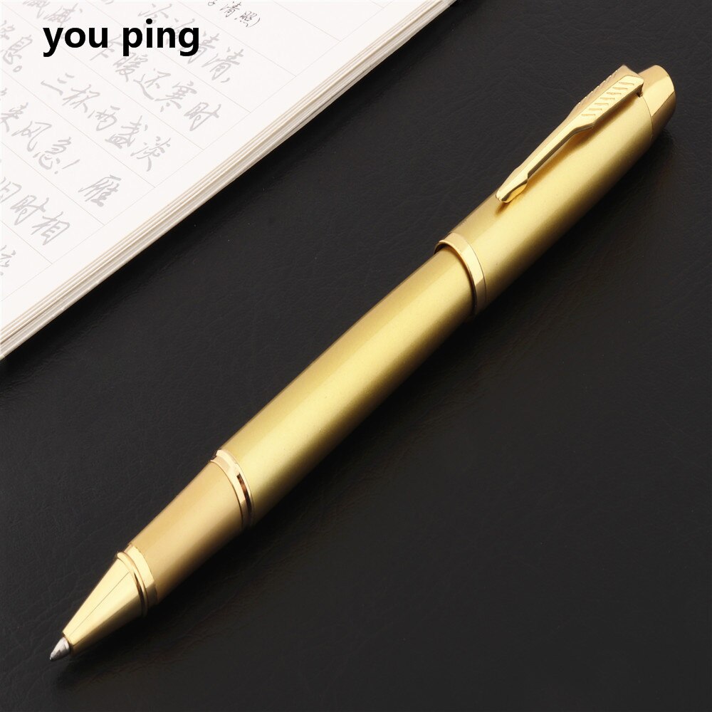 Bolígrafos pesados de lujo, , 8007, bolígrafo dorado para estudiantes, oficina, papelería