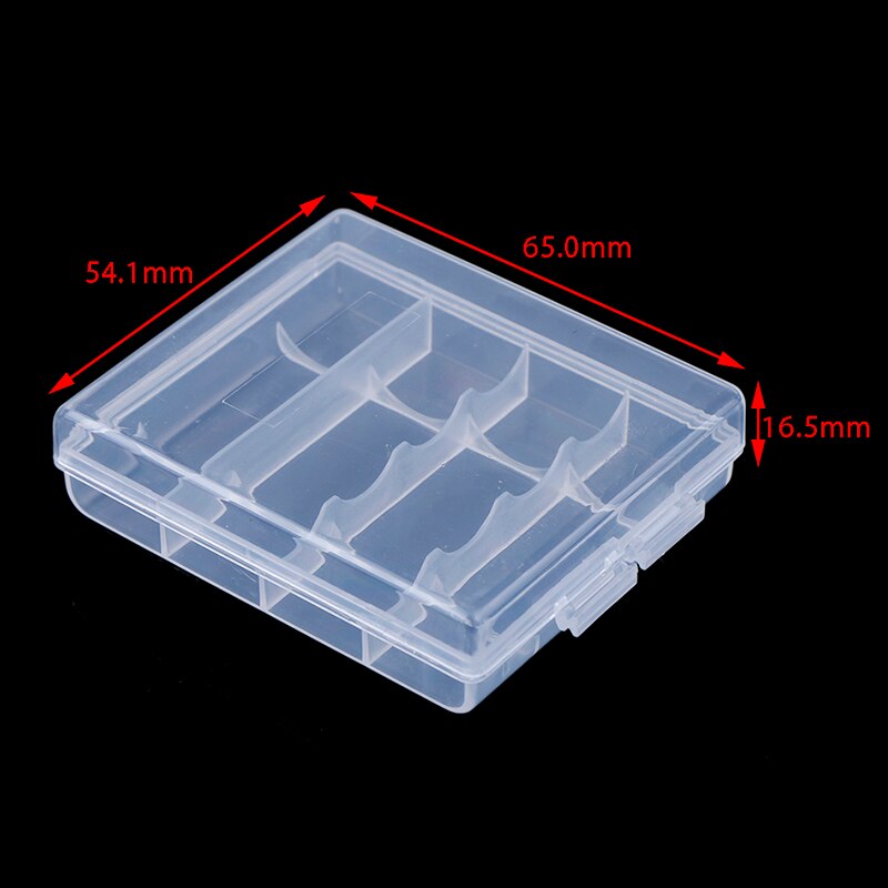 1Pc 10X18650 Battery Holder Case Organizer Container 18650 Storage Box Holder Hard Case Cover Battery Holder: AA or AAA