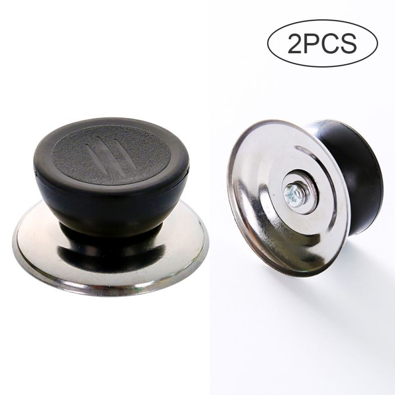 2PCS Universal Replacement Parts Cooker Kitchen Cookware Pan Pot Parts Handgrip Lid Knob Cap Cookware Parts