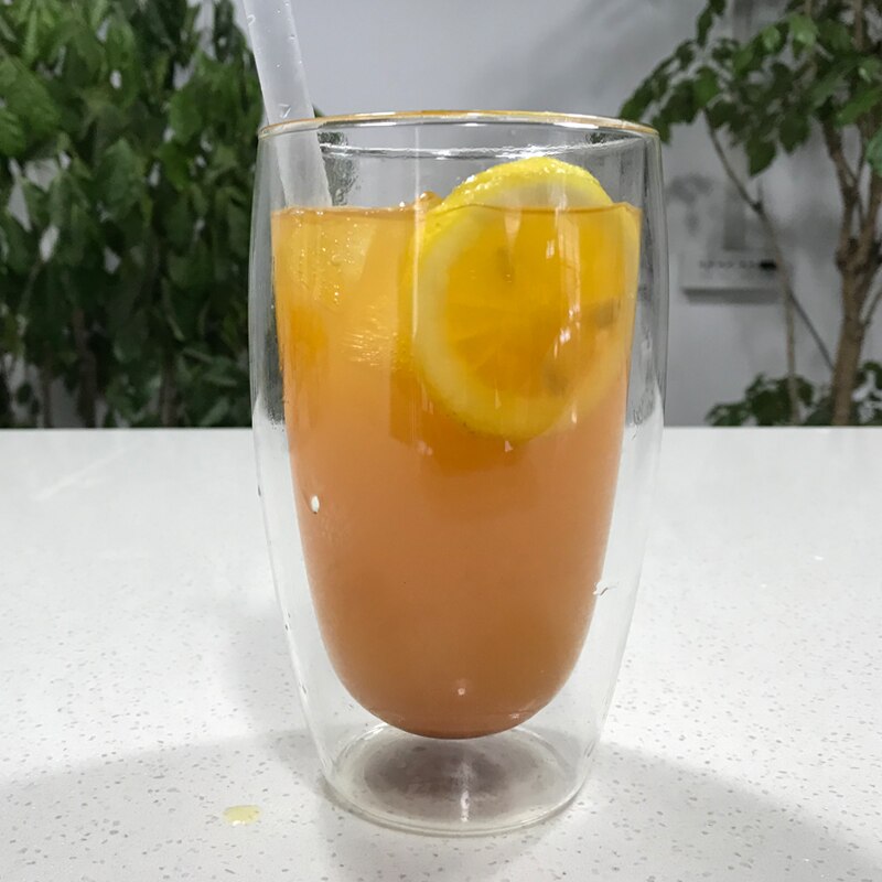 Hoge capaciteit dubbelwandige glazen bekers bier koffiebekers hittebestendige drinkbekers theemokken transparant drinkgerei: A 650ml
