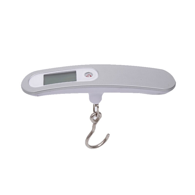 T-shaped Portable Precision Portable Scale Electronic Luggage Scale Electronic Scale Portable Hook Electronic Scale: White 1