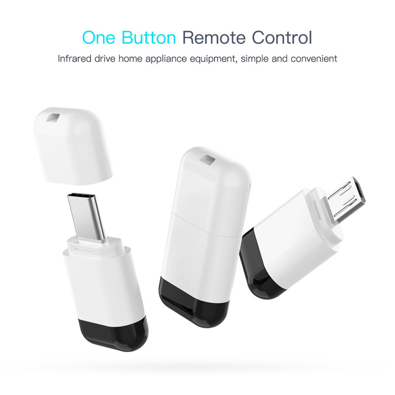 Micro USB type-c Interface intelligente App contrôle téléphone portable télécommande sans fil infrarouge appareils adaptateur pour TV TV BOX