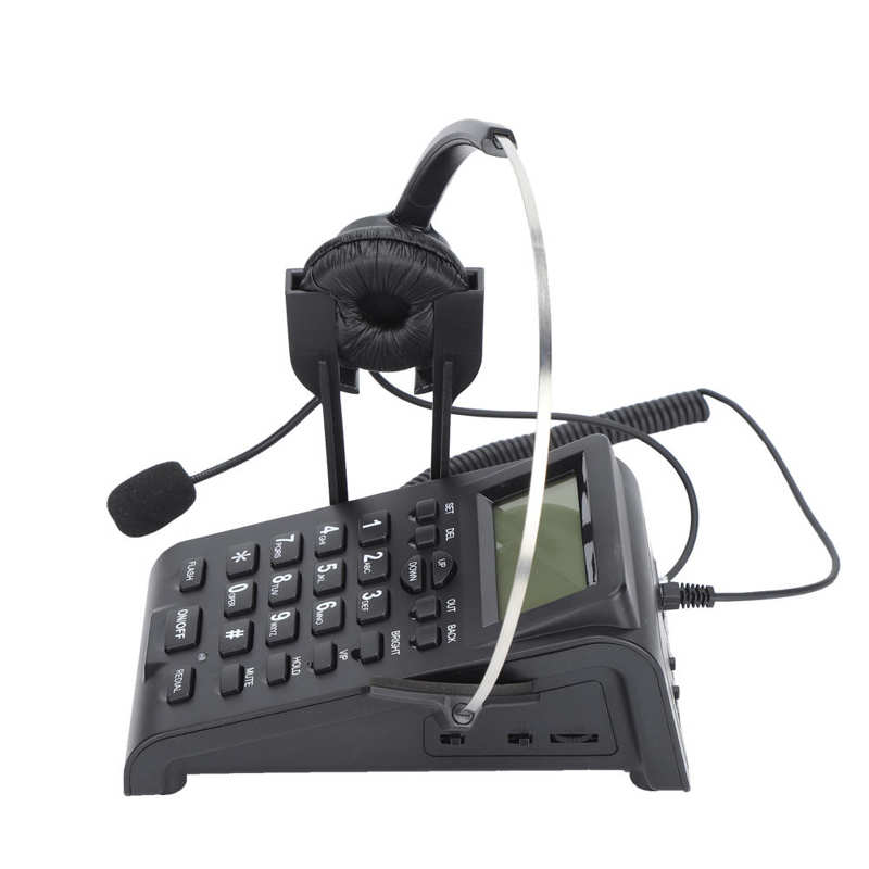 HT900 Call Center Phone with Omnidirectional Microphone Headset Suitable for Home Office Noise Cancelling Call Center Telephone