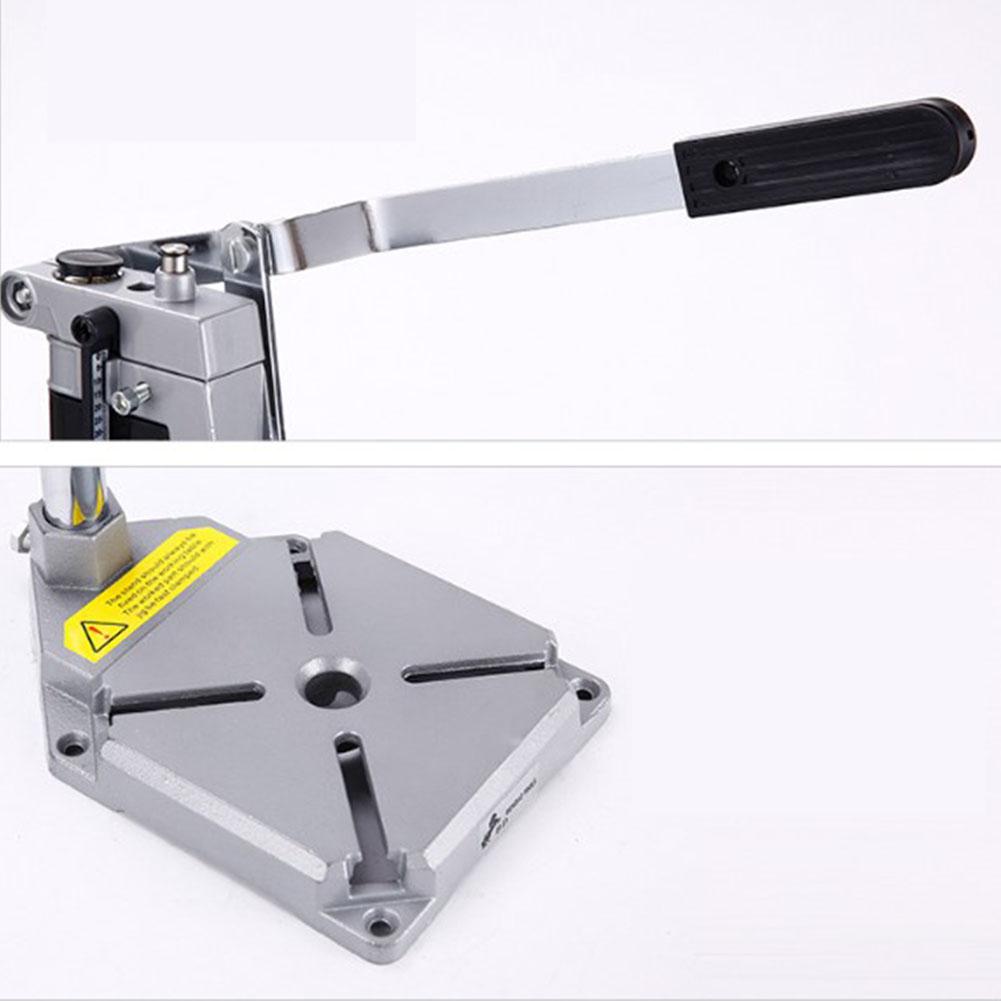 1PC Workstation Drill Press Stand Adjustable Desktop Drill Stand Multifunction Aluminum Base Repair Tool for Electric Drill