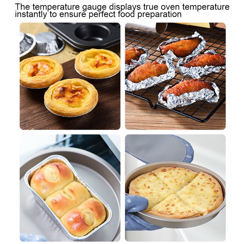 0-400 ℃ roestvrijstalen thermometer voor bakovens, hoogwaardige grote oven, roestvrijstalen speciale oventhermometers