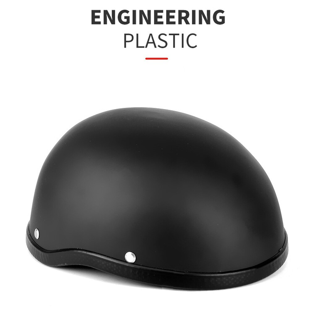 Motorhelm Bike Helm Open Gezicht Casco De Moto Voor Cafe Racer Chopper Scooter Retro Motorcross Helm Half Gezicht