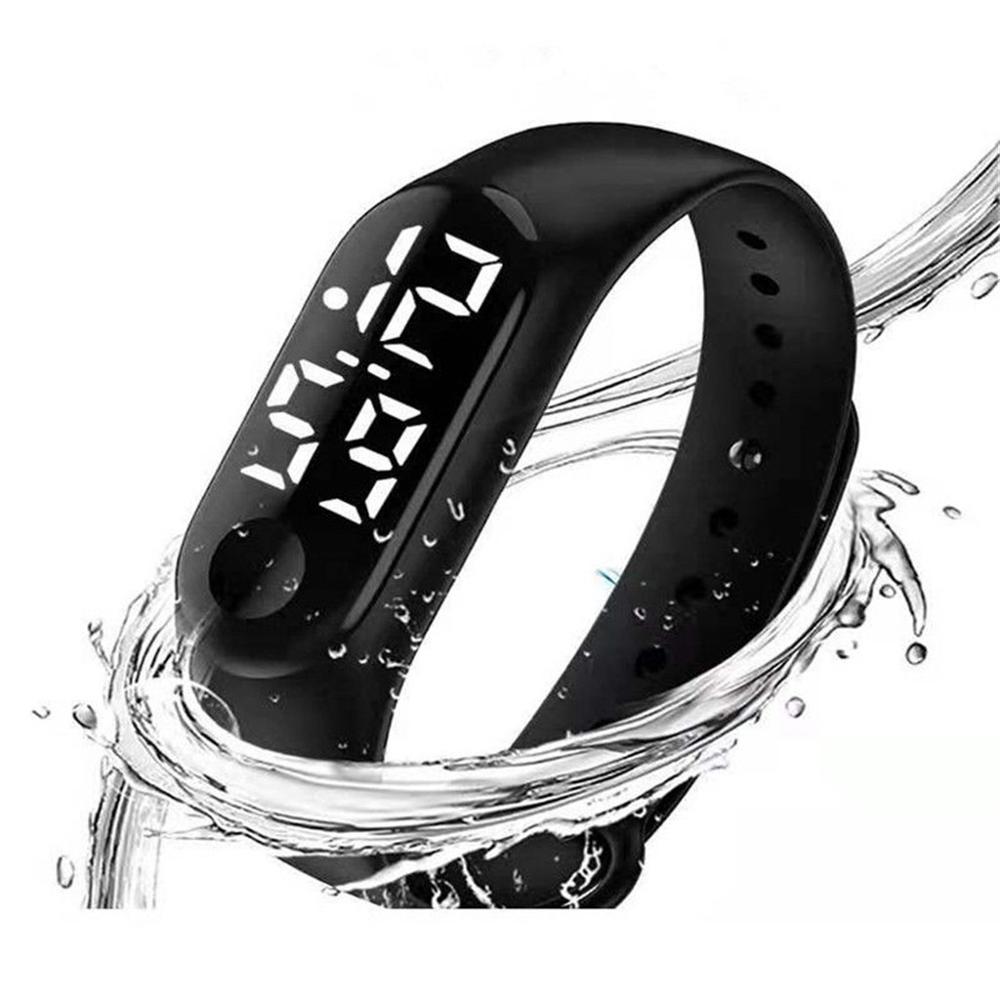 Reloj digital para mujer, reloj electrónico para mujer, con anillo colgante, LED, deportivo, inteligente