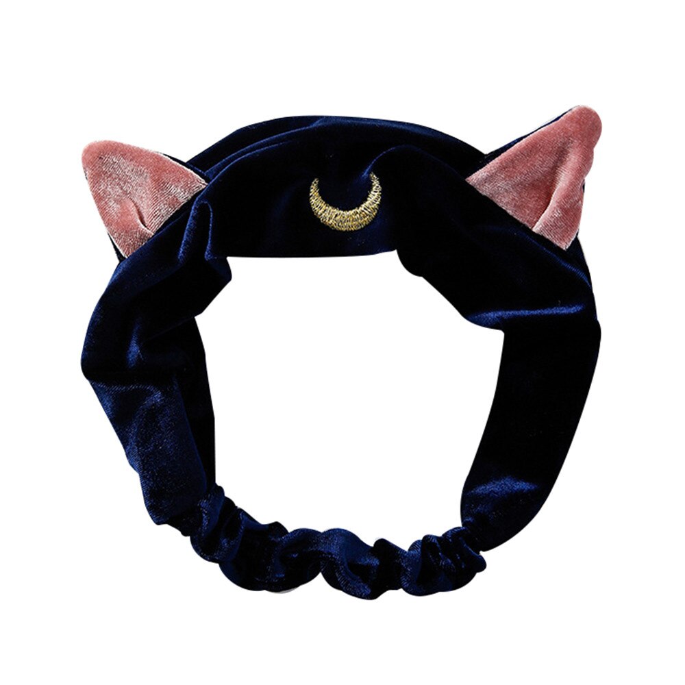 Hair Care 1PC Cat Ears Hairband Head Band Party Headdress Hair Accessories Makeup Tools JAN11: B