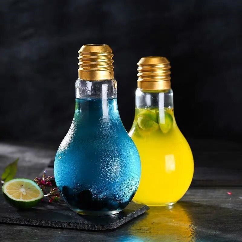 Verre à cocktail en forme d'ampoule, verre à vin, lait, thé, tasse sans plomb