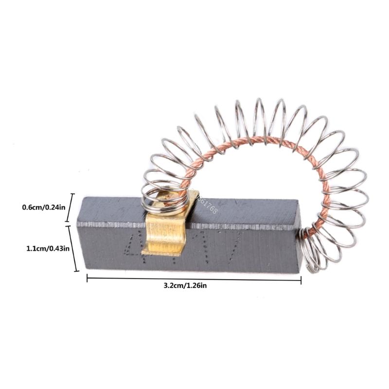 Universal Vacuum Cleaner Motor Carbon Brush Replacement For Industrial Vacuum Cleaner Pet Blowing Machine Accessories