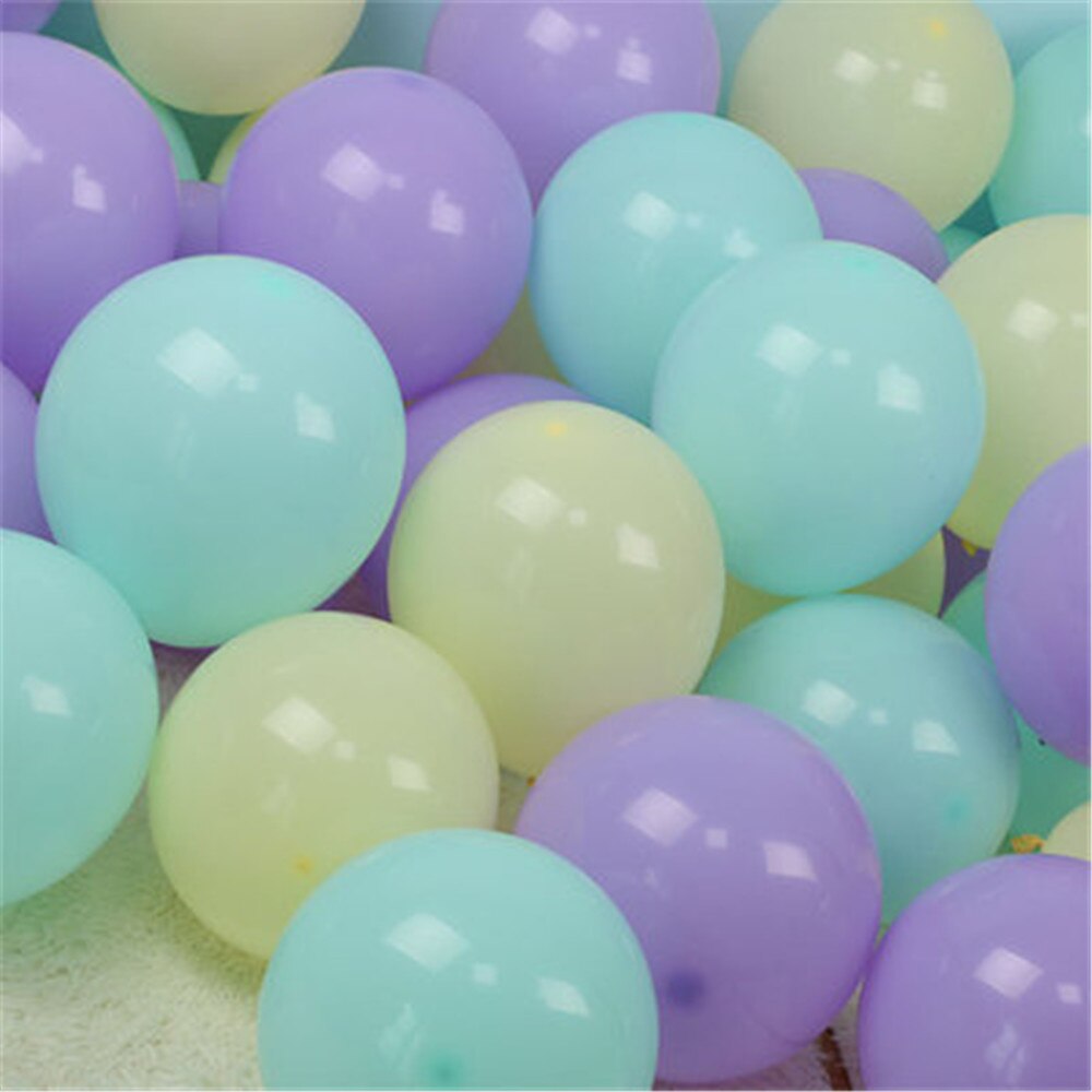 Ballons Macaron couleur sirène en Latex, 30 pièces, 5/10/12 pouces, décoration pour fête d&#39;anniversaire, noël, mariage, réception pour bébé