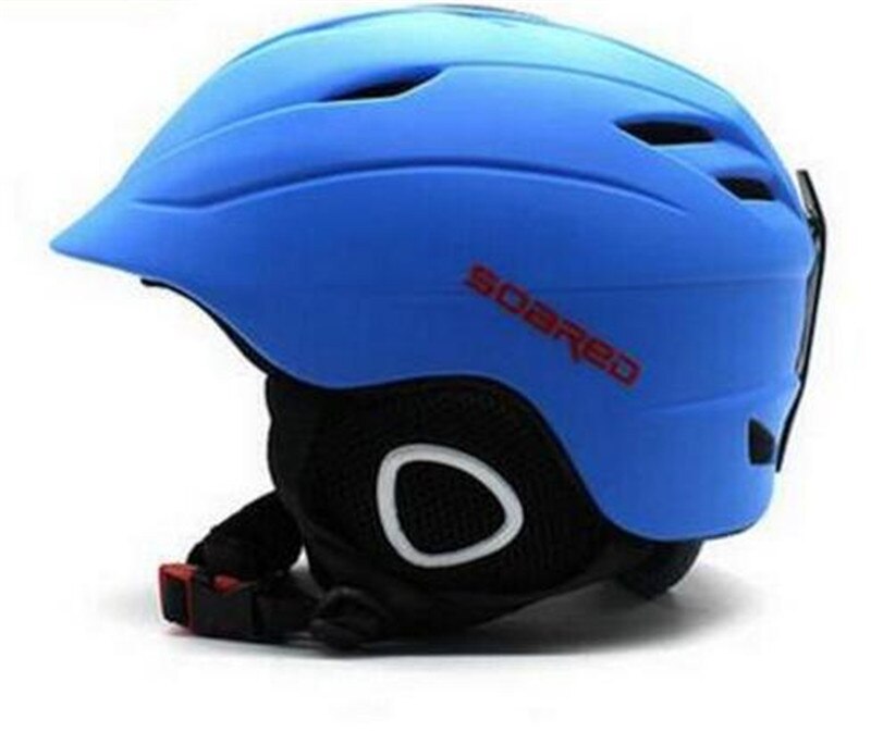 Steeg Ski Helm Integraal-Gegoten Skiën Helmen Veiligheid Beschermen Volwassen Kids Thermische Ultralight Snowboard Skateboard Hoofd Slijtage: Blauw / L