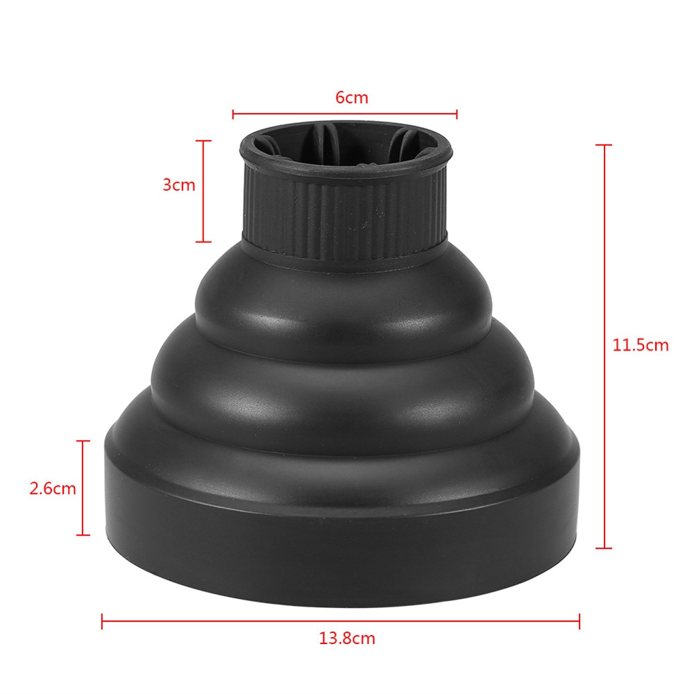 Suszarka robić włosów dyfuzor pokrywa składana kaptur dmuchawa salon fryzjerski stylizacja loków suszarka robić włosów dyfuzor de