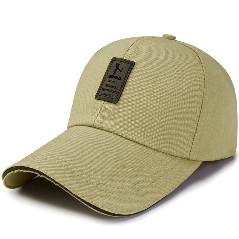 Lente Eenvoudige Verlengd Dakrand Baseball Cap Mannen Zonnebrandcrème Zonnescherm Leisure Zonnehoed Zomer Golf Hoed: KK