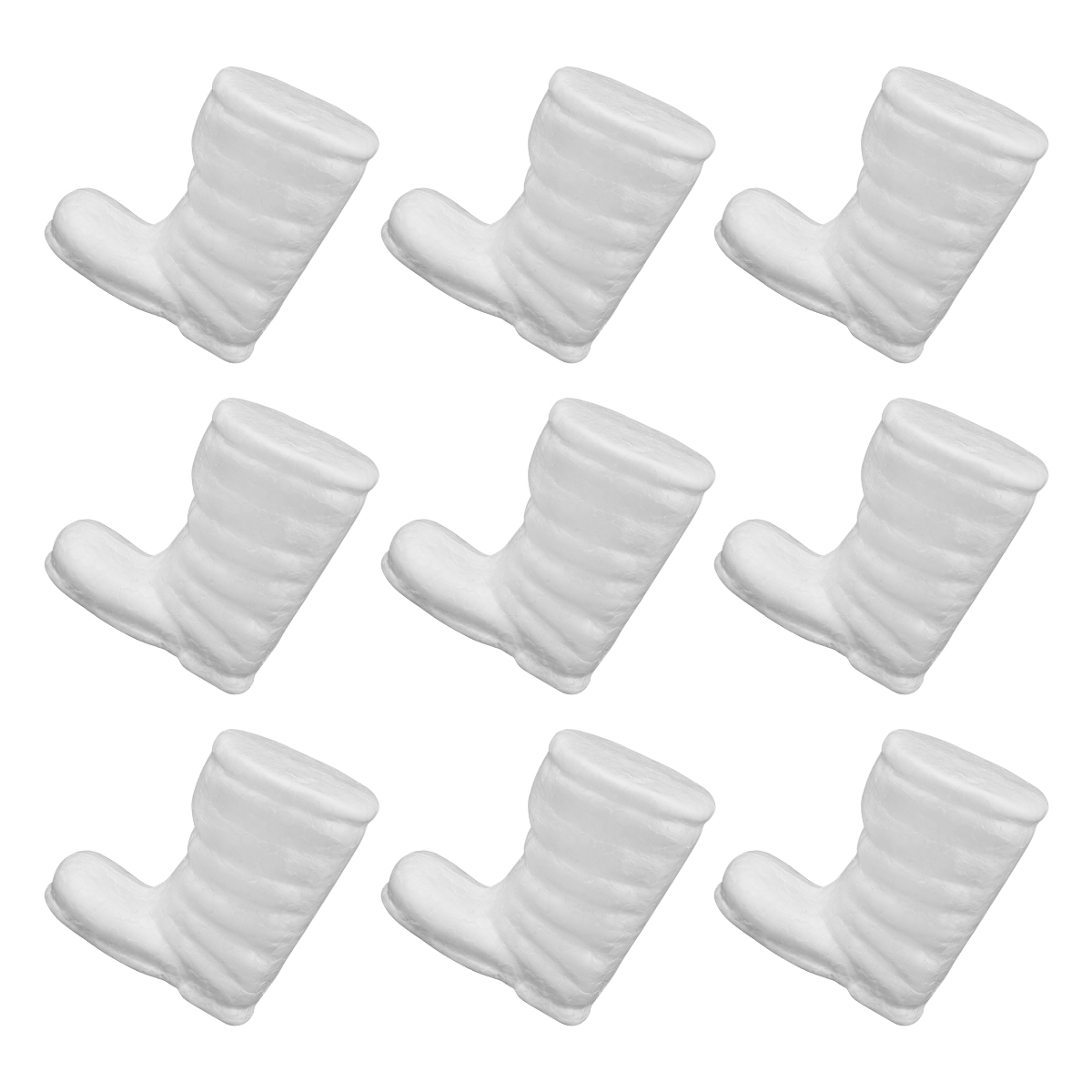 20pcs Styrofoam Christmas Boots Polystyrene Ornament Diy Christmas Boot Preschool Education Crafts Photography Props
