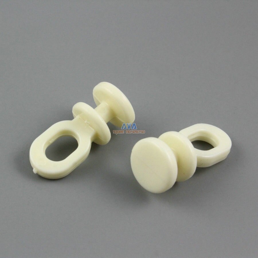 200 Pieces Curtain Track Roller Curtain Track Slide Gliders 10x22mm