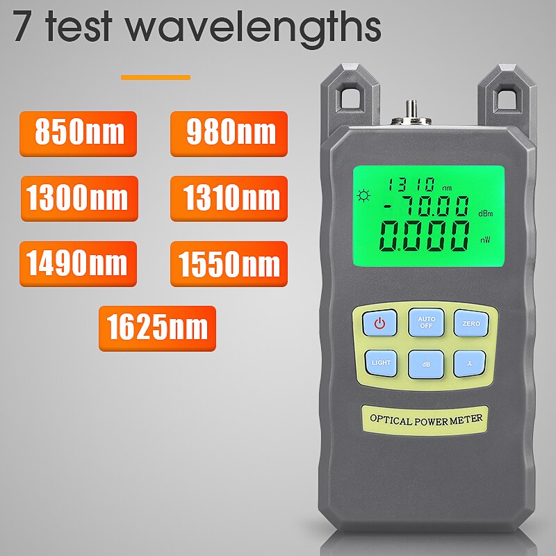 2 In 1 Ftth Glasvezel Tool Kit AUA-70A Optische Power Meter -70 Tot + 10dBm En 10Mw visual Fault Locator Fiber Optic Test Pen